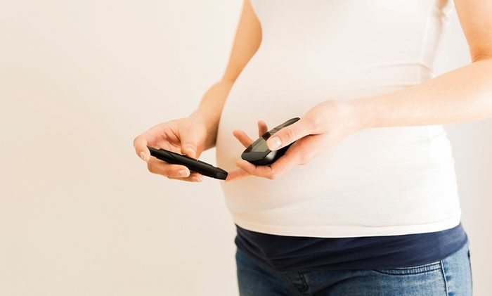 Mujer embarazada, diabetes gestacional