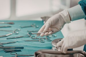 Instrumental médico de una cirugía de fusión endoscópica