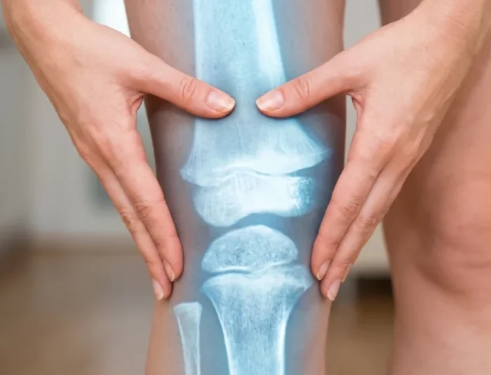 imagen rodilla con prótesis